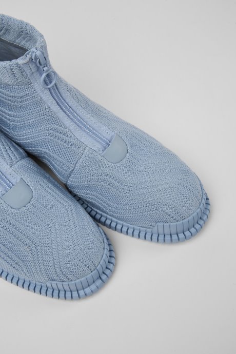 Design Pix Light Blue Ankle Boots For Women Camper