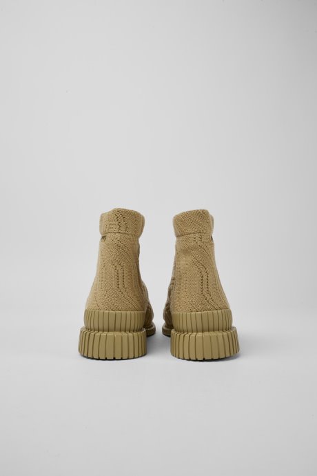 Exclusive Camper Pix Beige Ankle Boots For Women