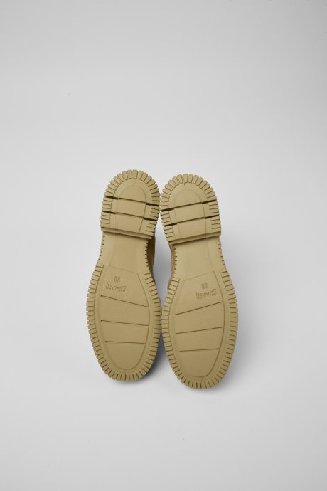 Exclusive Camper Pix Beige Ankle Boots For Women