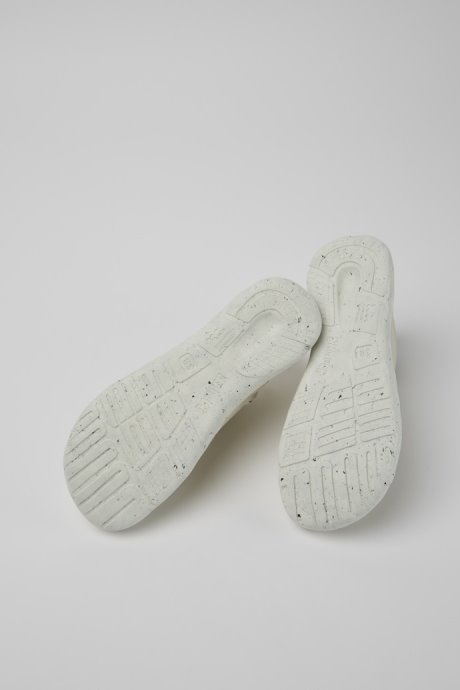 Peu Stadium White Leather Ankle Boots For Women Camper New Arrivals