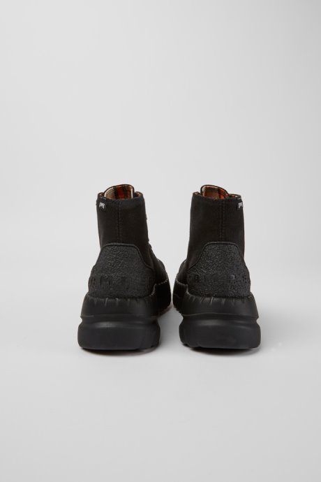 Teix Black Rubber And Bci Cotton Boots Exclusive Camper