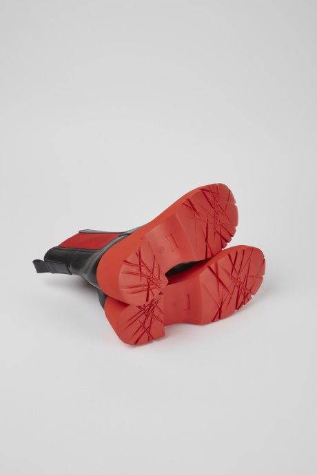 Camper Milah Black Leather Boots For Women New Arrivals