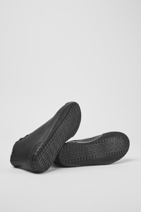 Camper Design Camaleon Black Leather Boots For Women