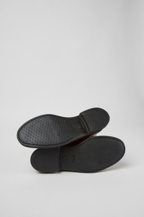 Exclusive Camper Iman Burgundy Leather Ankle Boots