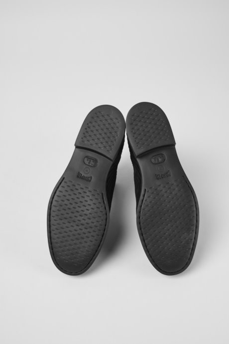 Iman Black Nubuck Ankle Boots Camper New Arrivals