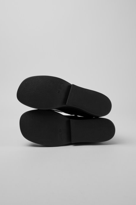 Kaah Black Leather Boots For Women Exclusive Camper