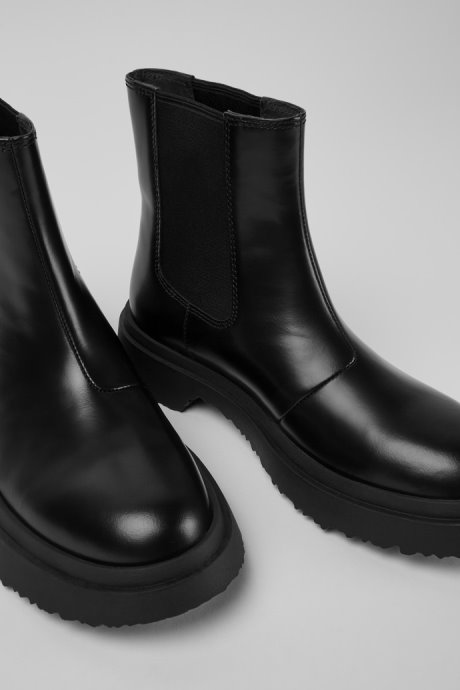 Exclusive Camper Walden Black Leather Boots For Women