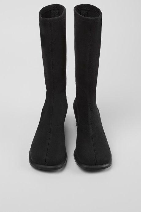 Camper Design Dina Black Tencel™ Lyocell High Boots