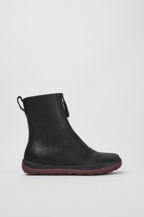 Design Peu Pista Gore-Tex Black Leather Zip Boots Camper