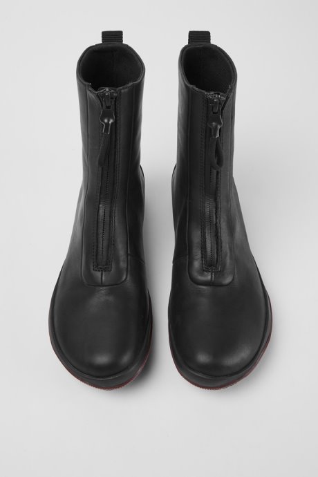Design Peu Pista Gore-Tex Black Leather Zip Boots Camper