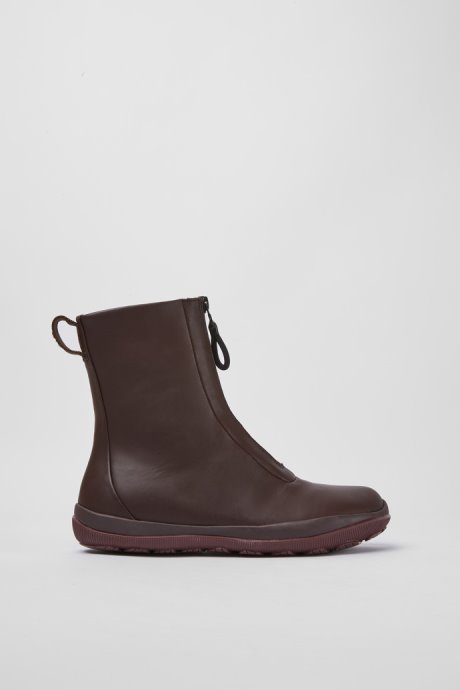 Peu Pista Gore-Tex Brown Leather Zip Boots Camper New Arrivals