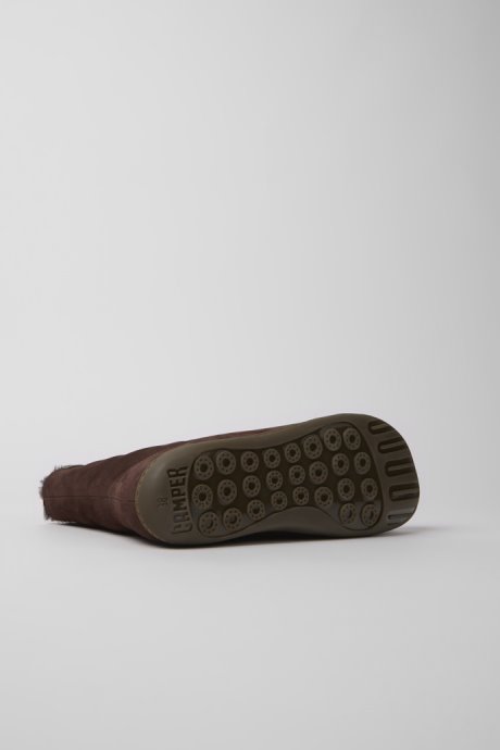 Exclusive Camper Peu Brown Nubuck Ankle Boots For Women