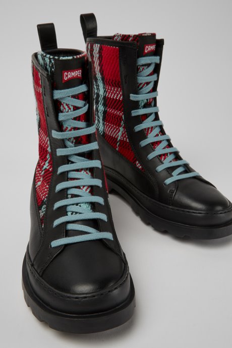 Brutus Multicolor Lace-Up Boots For Women Camper New Arrivals