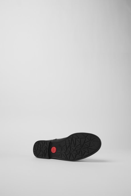 Exclusive Camper Mil Black Leather And Textile High Boots For Women