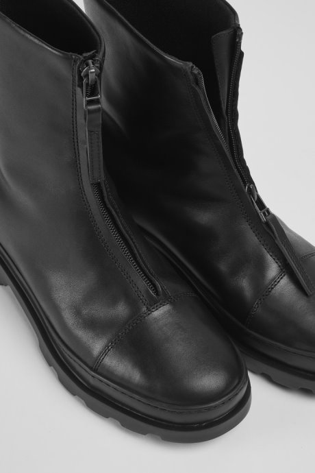 Brutus Black Zip Boots Exclusive Camper