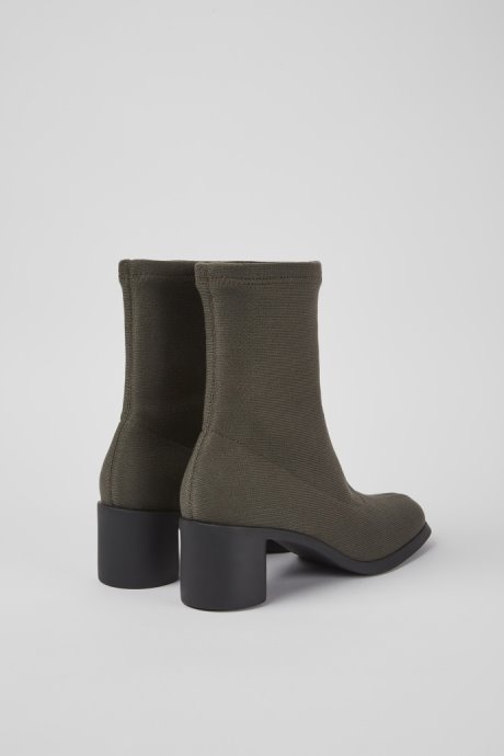 Camper Design Meda Tencel Green Boots For Women