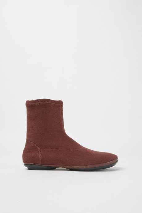 Right Tencel Burgundy Ankle Boots Exclusive Camper