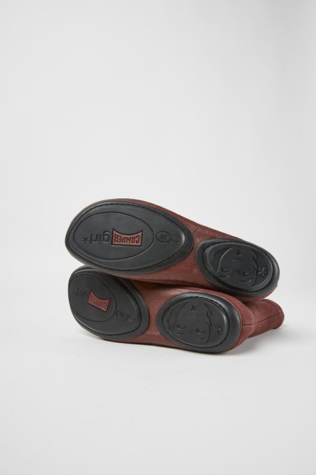 Right Tencel Burgundy Ankle Boots Exclusive Camper