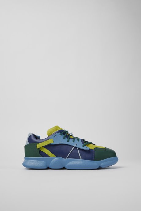 Design Twins Multicolored Leather And Textile Sneakers For Women Camper