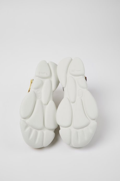 Twins Multicolored Leather And Textile Sneakers For Women Camper New Arrivals