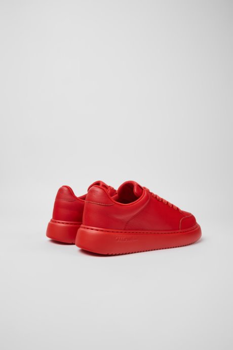Exclusive Camper Runner K21 Red Leather Sneakers For Women