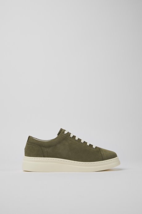Exclusive Camper Runner Up Green Nubuck Sneakers For Women