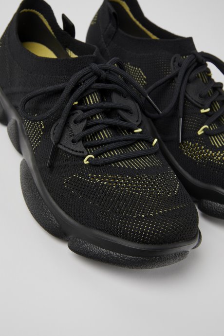 Camper Karst Black Textile Sneakers For Women New Arrivals