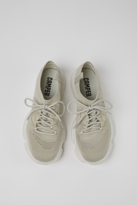 Design Karst Gray Textile Sneakers For Women Camper