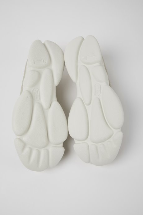 Design Karst Gray Textile Sneakers For Women Camper