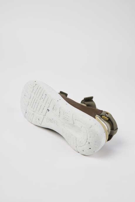 Peu Stadium Multicolored Leather And Textile Semi-Open Sneakers For Women Camper New Arrivals