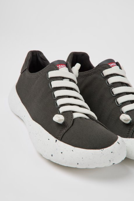Camper Peu Stadium Gray Textile Sneakers For Women New Arrivals