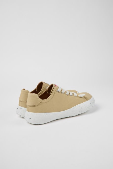 Design Peu Stadium Beige Textile Sneakers For Women Camper