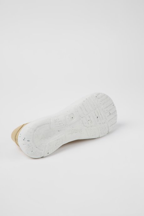 Design Peu Stadium Beige Textile Sneakers For Women Camper