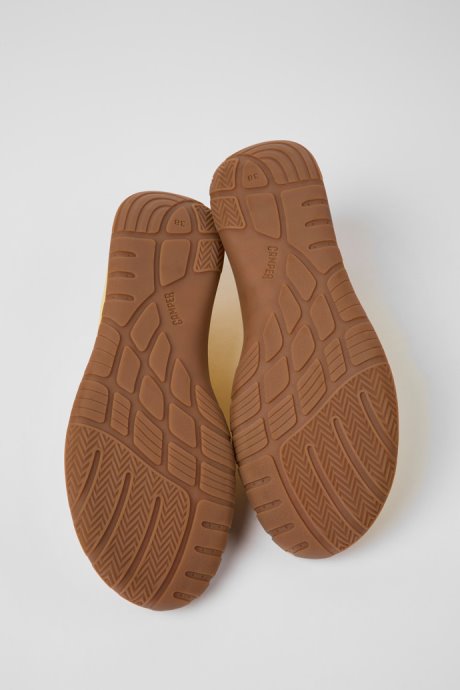 Design Path Yellow Textile Sneakers For Women Camper