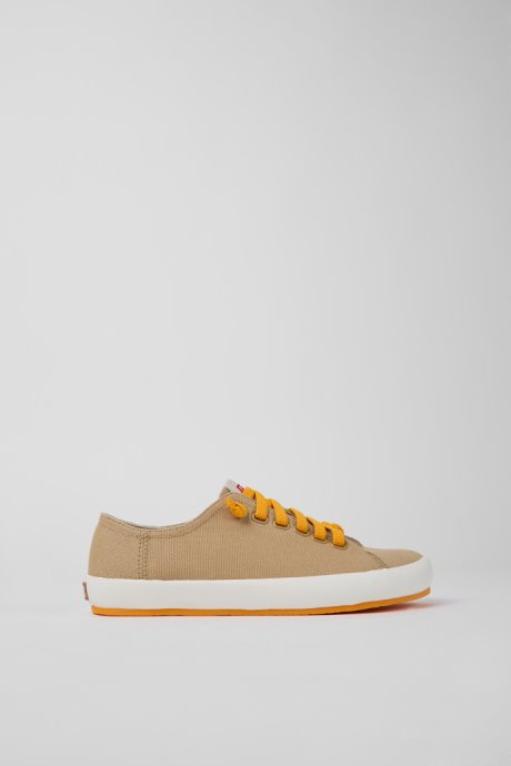 Exclusive Camper Peu Rambla Beige Textile Sneakers For Women