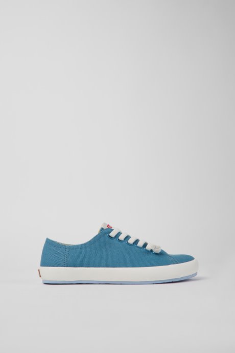 Design Peu Rambla Blue Textile Sneakers For Women Camper