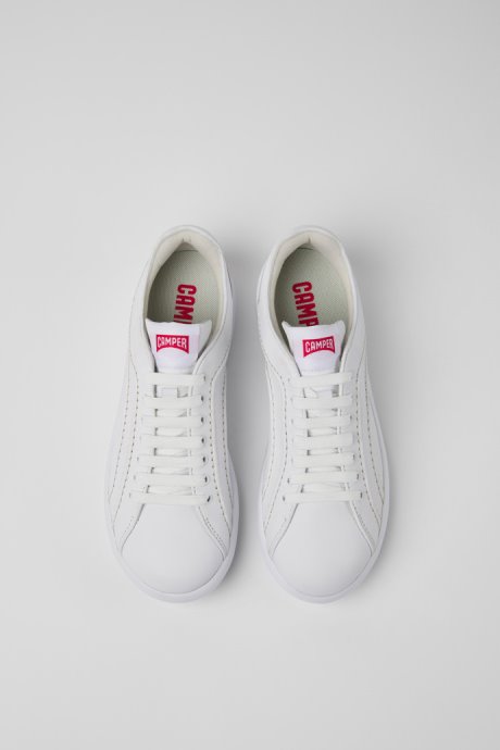 Exclusive Camper Pelotas Xlite White Leather Sneakers For Women