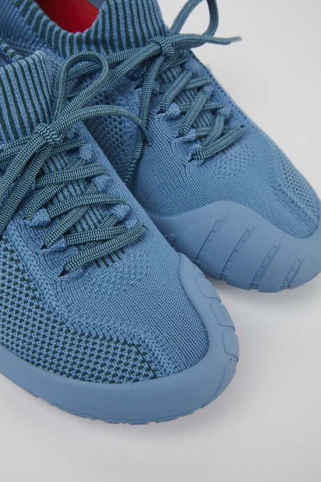 Design Path Blue Textile Sneakers For Women Camper