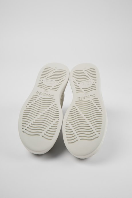 Exclusive Camper Runner Up White Non-Dyed Leather Sneakers For Women