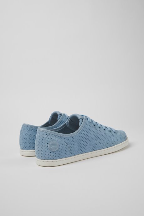 Uno Blue Nubuck And Leather Sneakers For Women Exclusive Camper