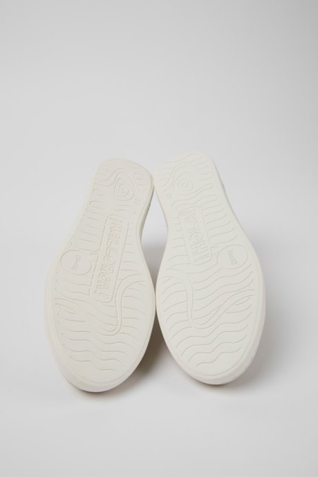 Design Uno Gray Nubuck And Leather Sneakers For Women Camper