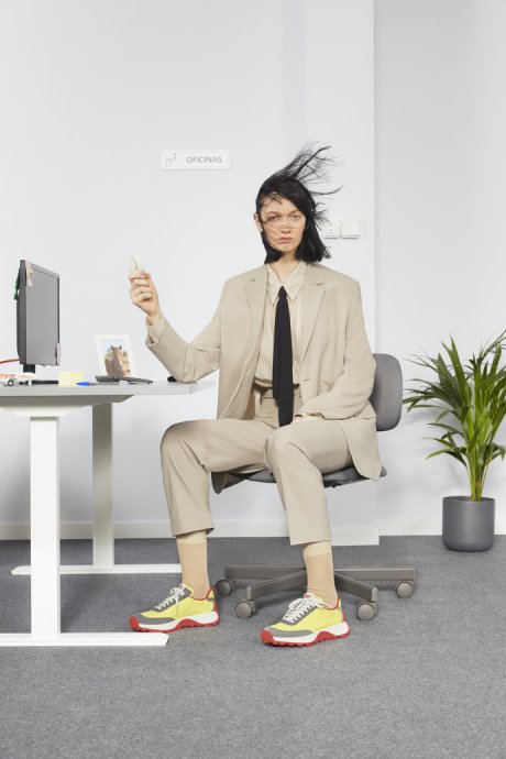 Camper Design Drift Trail Vibram Multicolored Textile And Nubuck Sneakers For Women