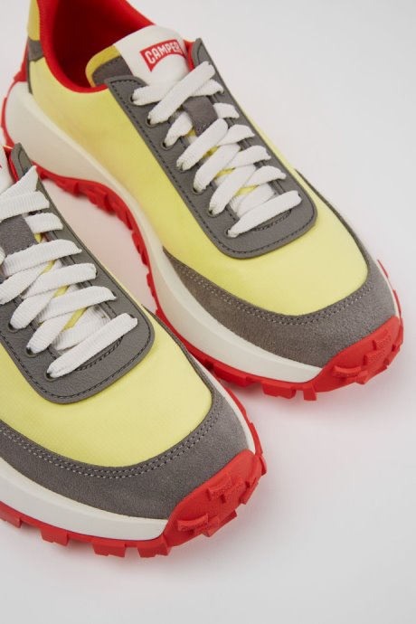 Camper Design Drift Trail Vibram Multicolored Textile And Nubuck Sneakers For Women