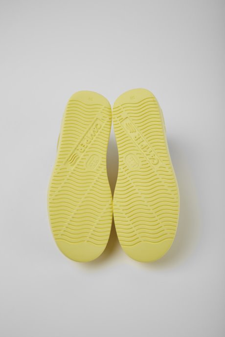 Exclusive Camper Runner K21 Yellow Leather Sneakers For Women