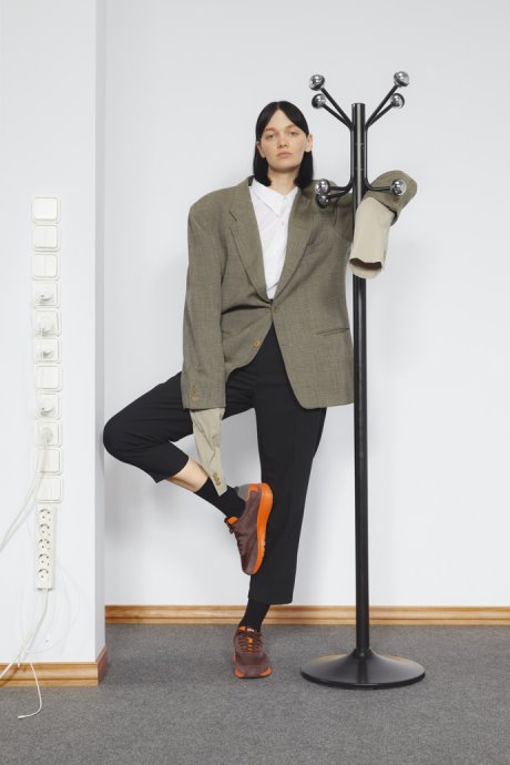 Drift Burgundy And Orange Textile And Nubuck Sneakers For Women Exclusive Camper