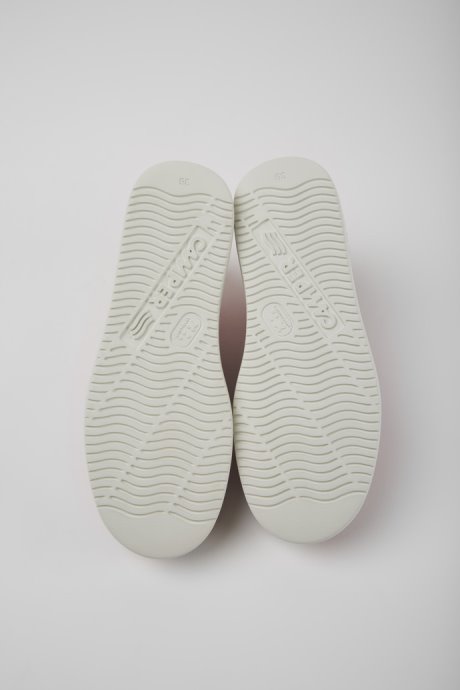 Runner K21 Red And Blue Printed Leather Sneakers For Women Exclusive Camper