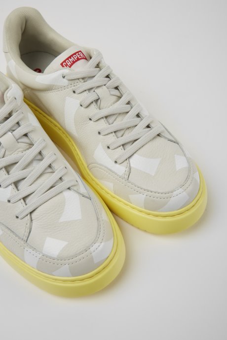 Camper Runner K21 White Leather Sneakers For Women New Arrivals