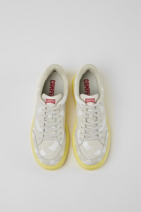 Camper Runner K21 White Leather Sneakers For Women New Arrivals