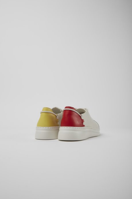 Twins White Leather Sneakers For Women Camper New Arrivals