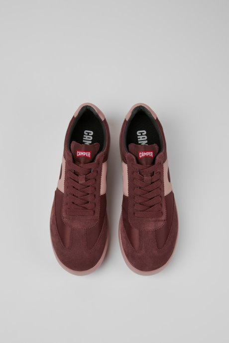 Camper Pelotas Xlite Burgundy Sneakers For Women New Arrivals